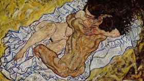 'El abrazo. Pareja de enamorados II. (1917) / EGON SCHIELE