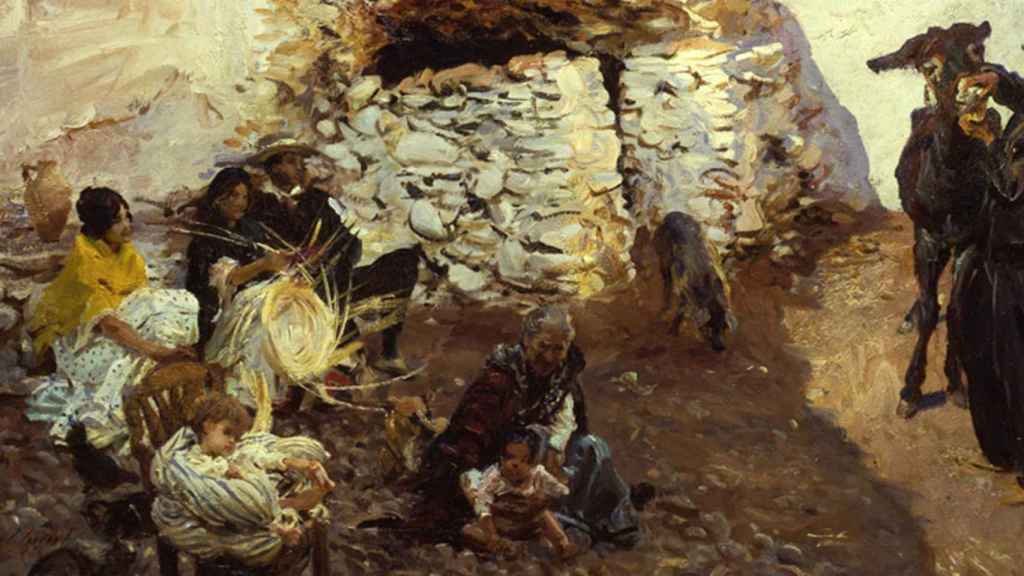 'Spanish Roma Dwelling', de John Sargent