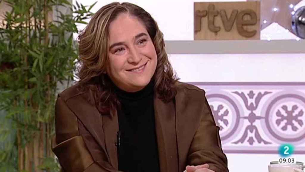 Ada Colau, alcaldesa de Barcelona, en el programa 'Cafè d'Idees' de TVE en Catalunya / @cafedidees_rtve (TWITTER)