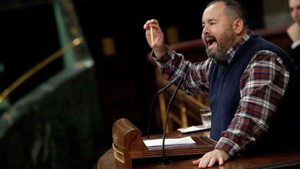 Joan Mena, portavoz de los 'comuns' en el Congreso