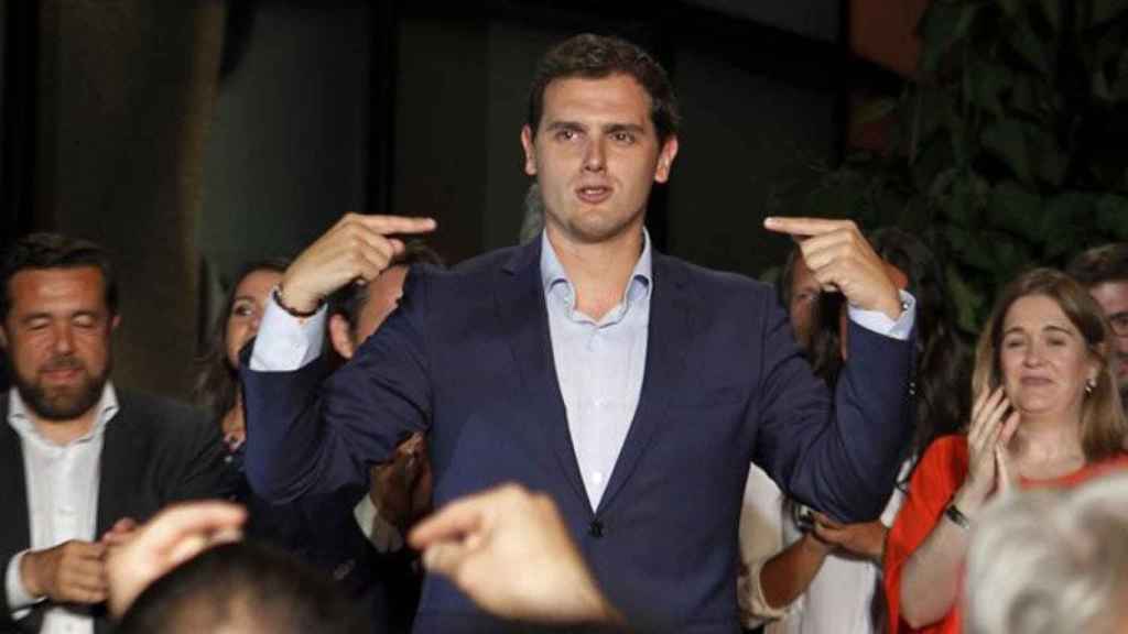 Albert Rivera, líder de Ciudadanos, tras conocer los resultados de las elecciones del 26J.