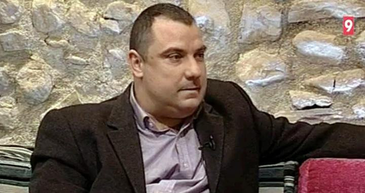 David Ventura Aparicio, exvocal de la junta de Òmnium Osona, en un programa de televisión