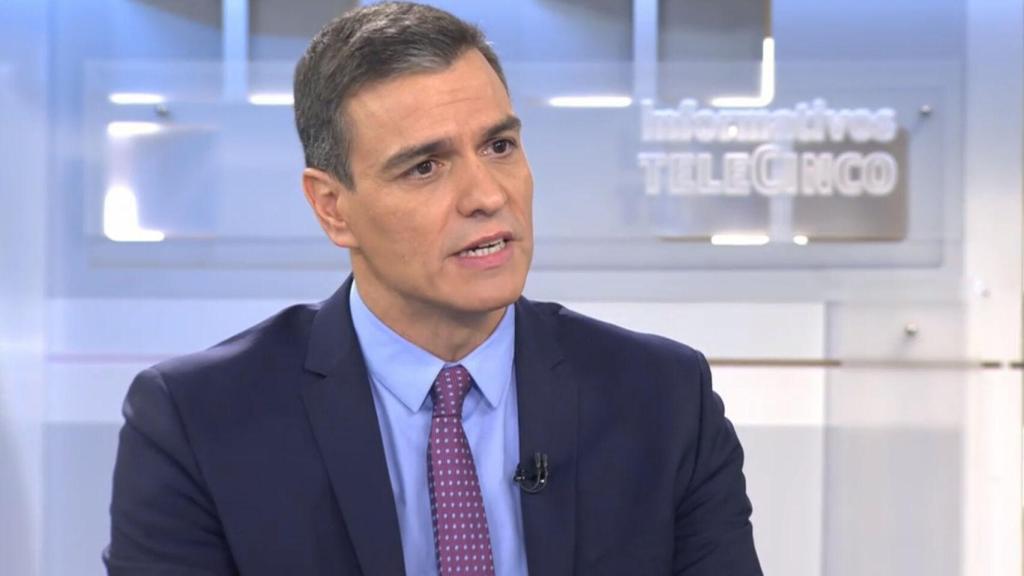 Pedro Sánchez, en Telecinco