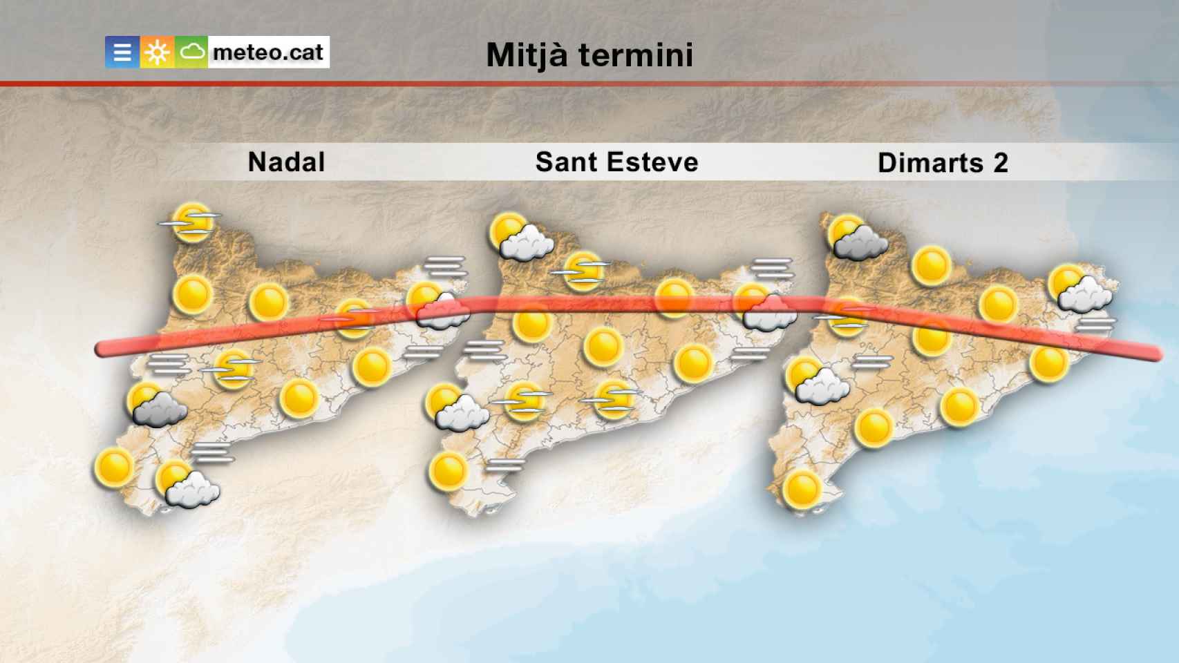 Temperaturas Navidad, Cataluña alcanzará este 25 de diciembre los 24 Cº en zonas de costa / METEOCAT