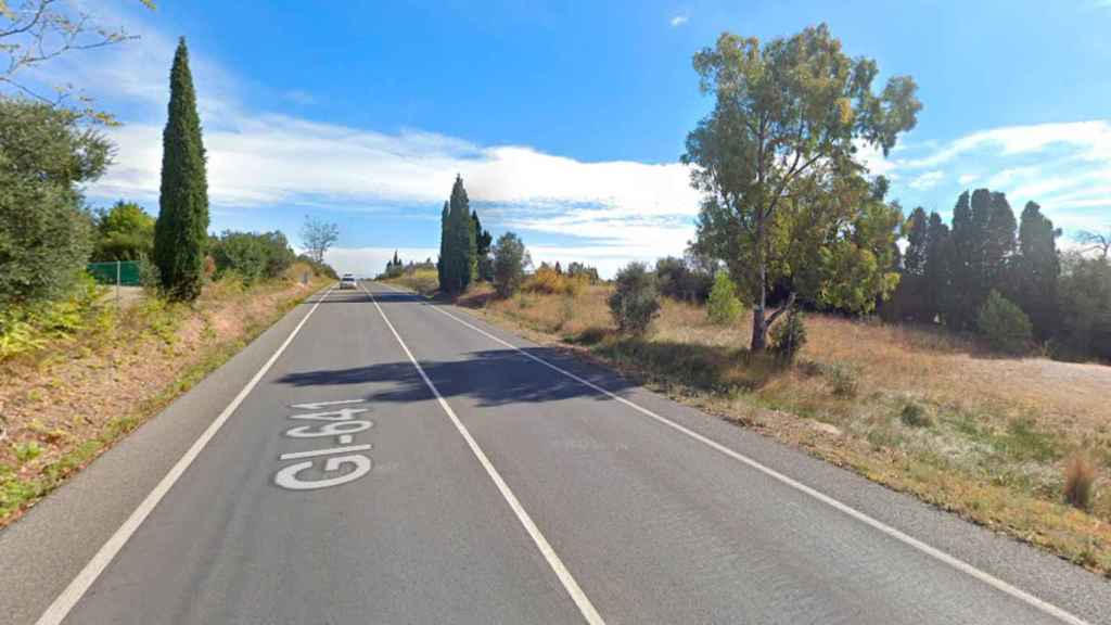 La carretera GI-641 en Torroella de Montgrí / GOOGLE STREET VIEW