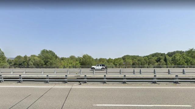 La AP-7 a su paso por Sant Gregori, Girona / GOOGLE MAPS