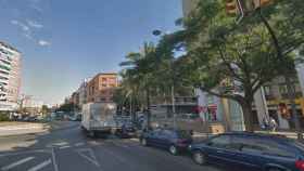 Avenida Masnou de L'Hospitalet, donde se encuentra la vivienda desde la que el niño se precipitó al vacío / GOOGLE MAPS