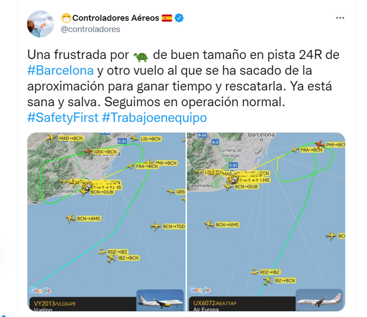 Tuit de Controladores