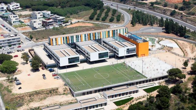 Imagen aérea del colegio de élite Hamelin Laie de Montgat