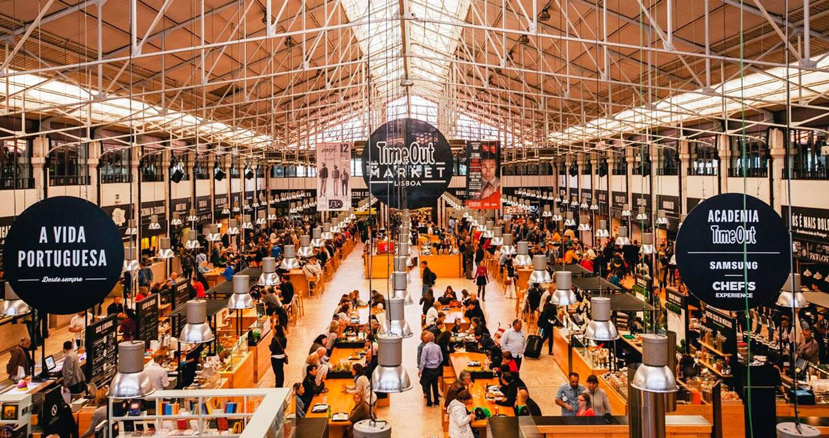 Imagen del Time Out Market Lisboa, el primero que abrió / TO