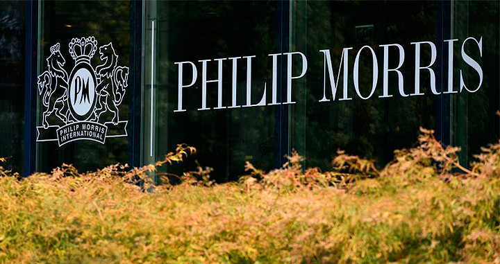 Entrada de la sede de Philip Morris