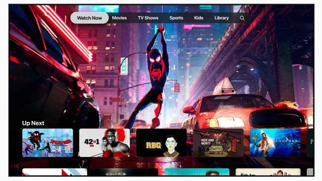 Así se ve Apple TV+ en una 'smart tv' / APPLE NEWSROOM