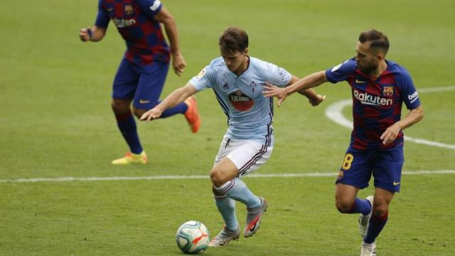 Jordi Alba, en un Barça-Celta / EFE
