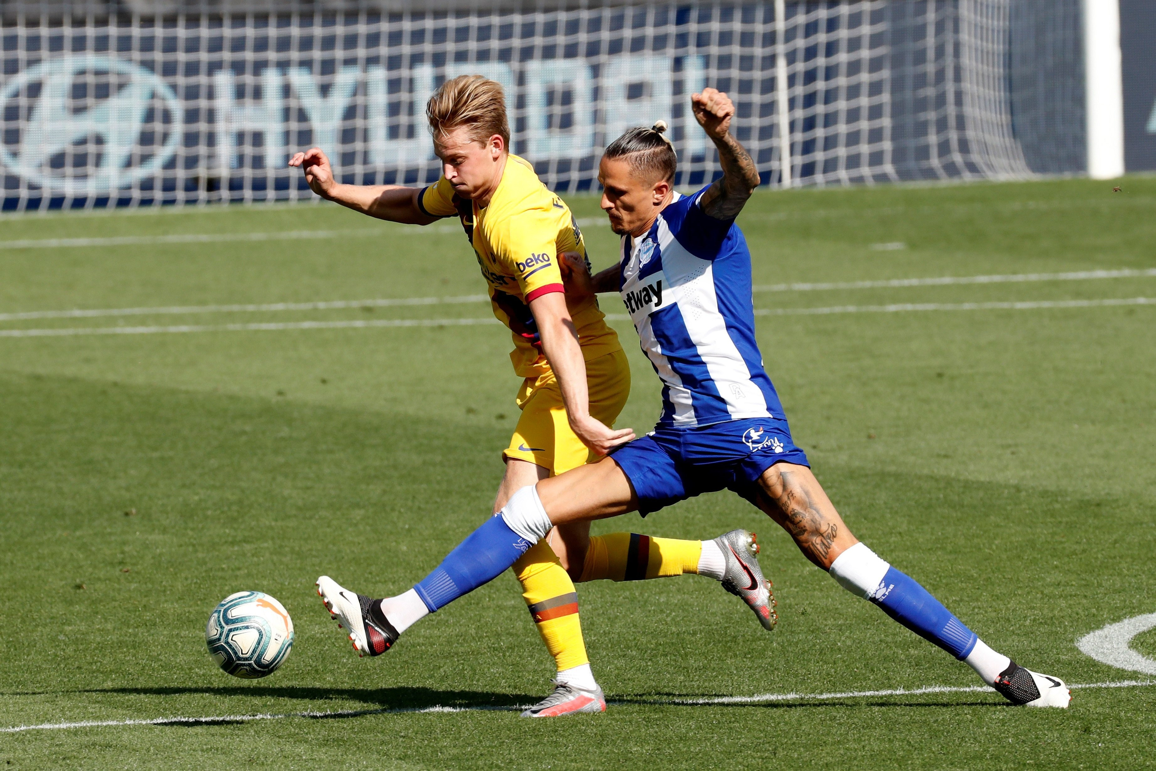 De Jong en el Barça-Alavés / EFE