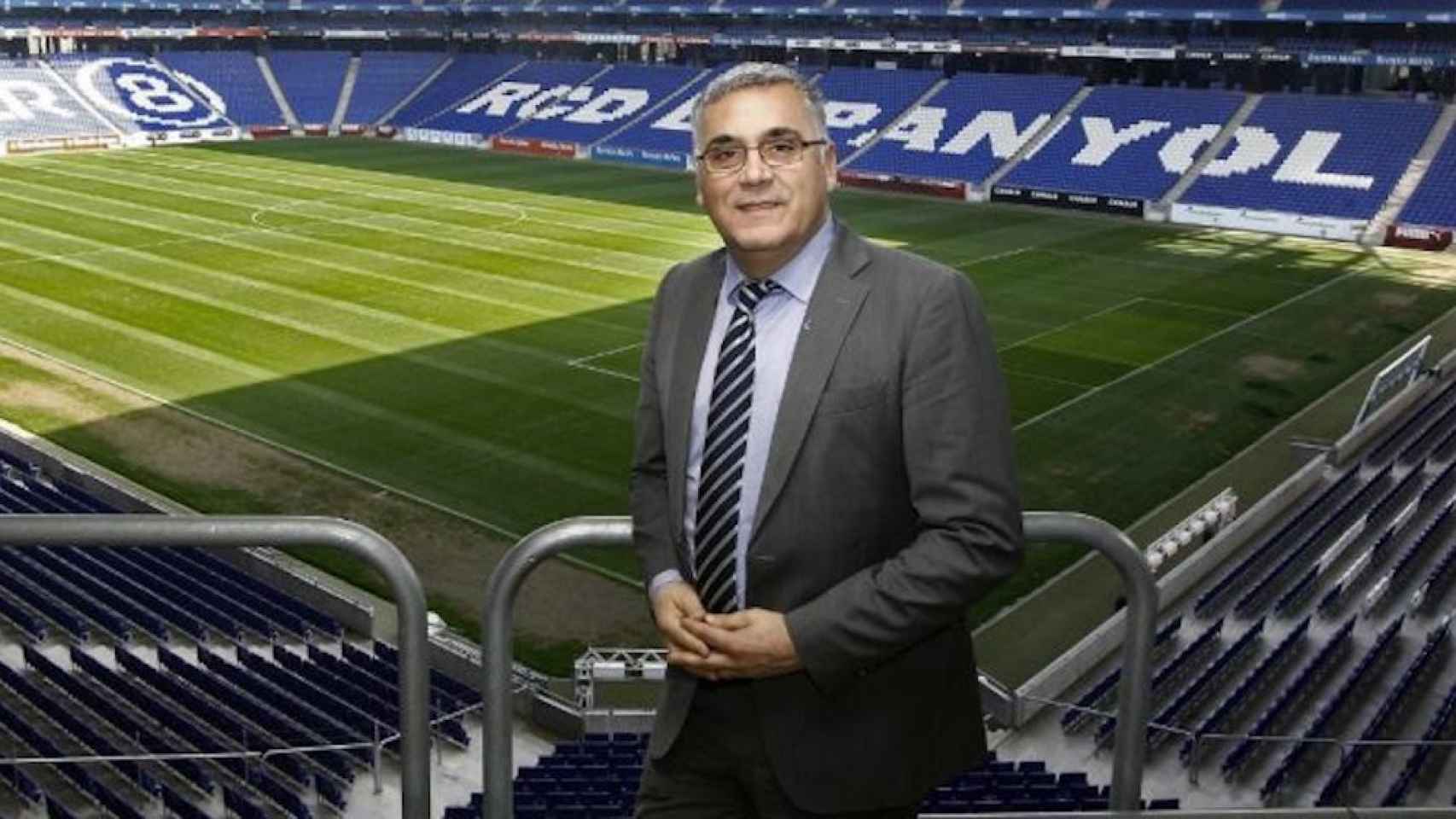 Una foto de Joan Collet, expresidente del RCD Espanyol / Twitter