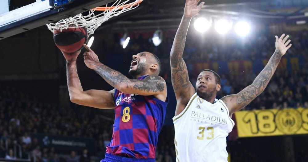 Foto del partido entre Barça y Madrid en el Palau / FCB