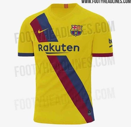 Una imagen de la segunda equipación del Barça para la temporada 2019-20