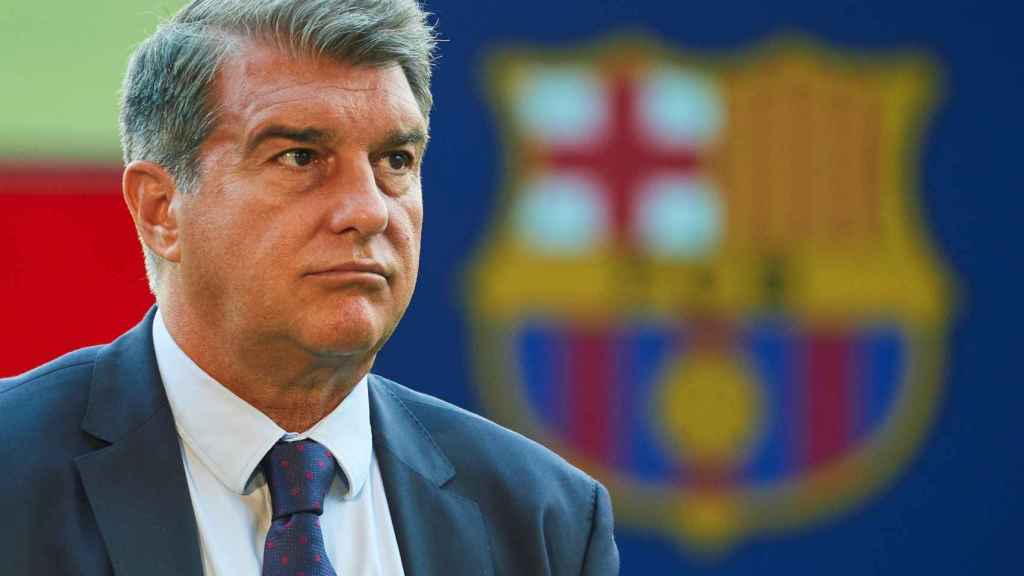 Joan Laporta, en un acto de la presente temporada del Barça / EFE