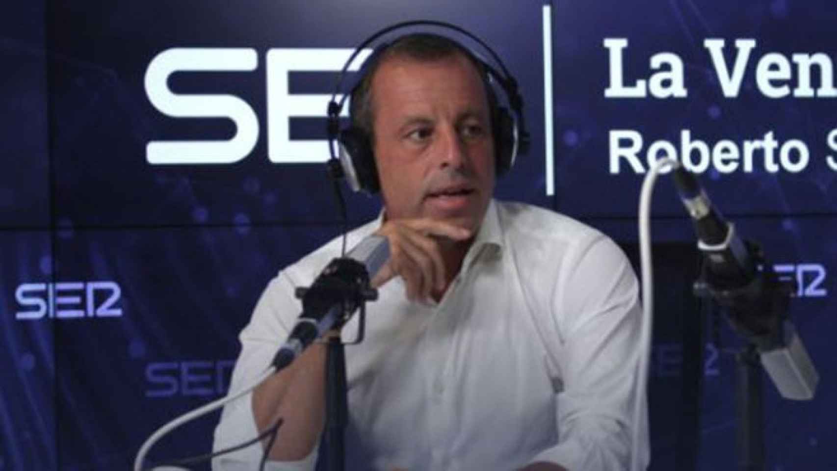 Sandro Rosell durante una entrevista /REDES