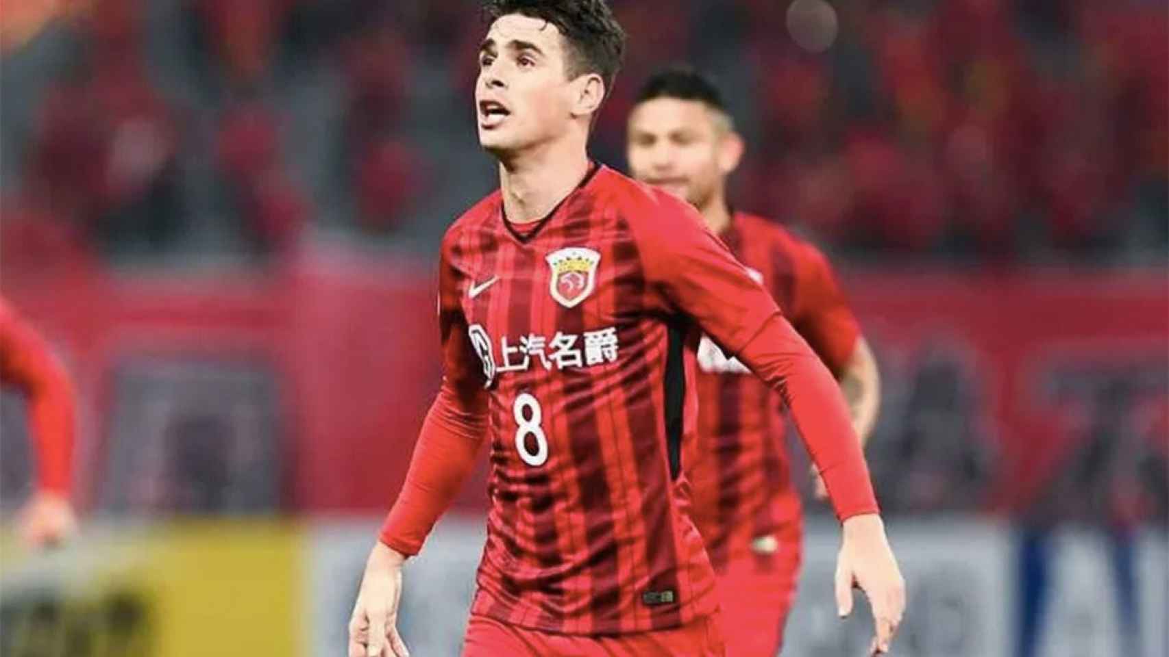 Oscar Dos Santos, celebrando un gol con el Shanghai SIPG / EFE