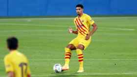 Araujo durante el partido ante el Nástic /FCB