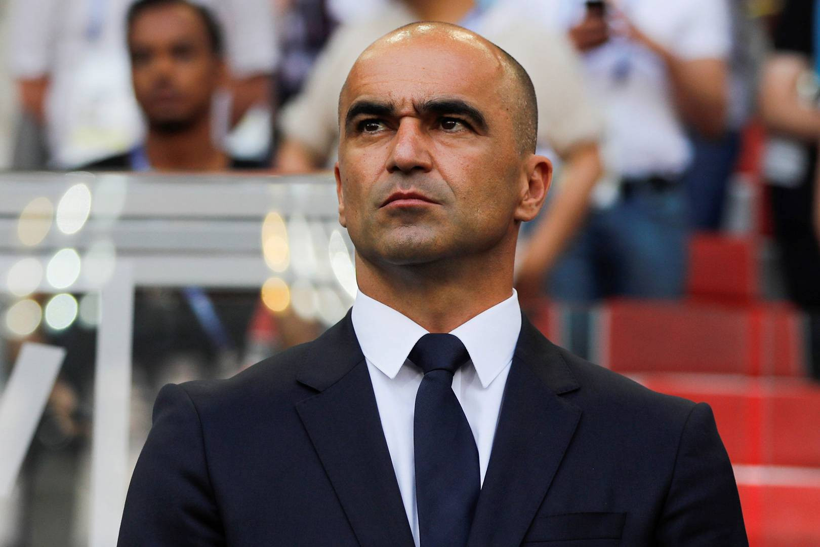 Roberto Martínez, seleccionador belga, durante esta Eurocopa / EFE