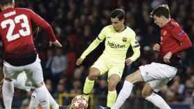 Una foto de Philippe Coutinho durante el Manchester United - Barça / FCB