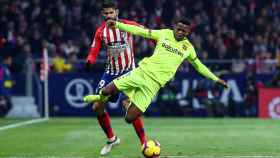 Una imagen de Semedo ante Diego Costa / EFE