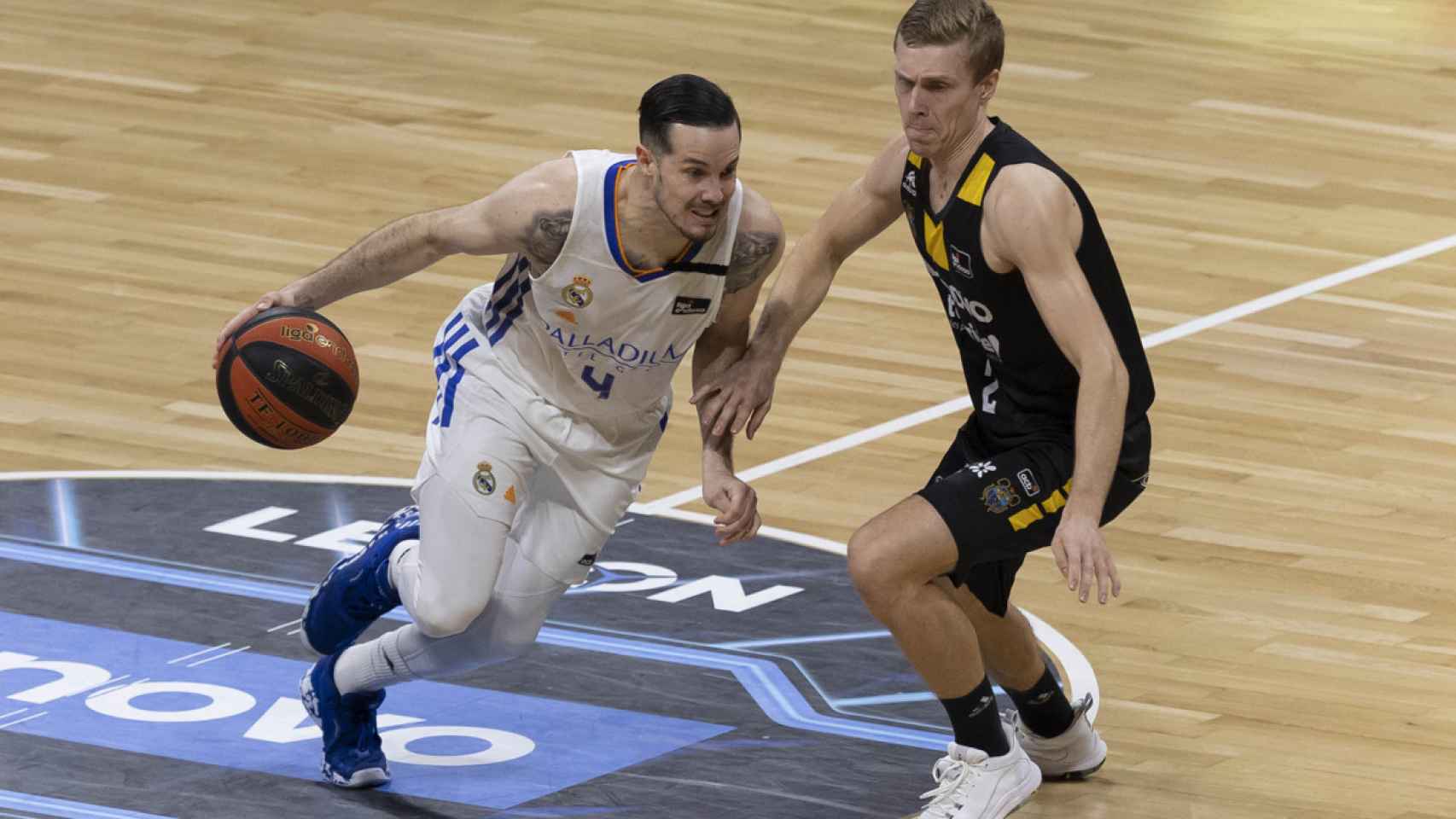 Thomas Heurtel, durante un partido con el Real Madrid / EFE