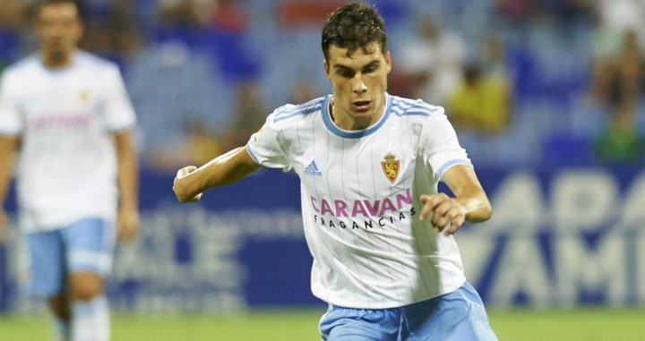 Alberto Soro en un encuentro con el Real Zaragoza / EFE