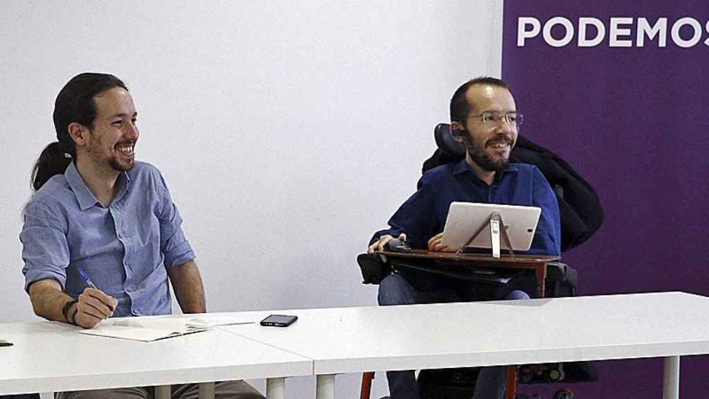 Pablo Iglesias y Pablo Echenique.