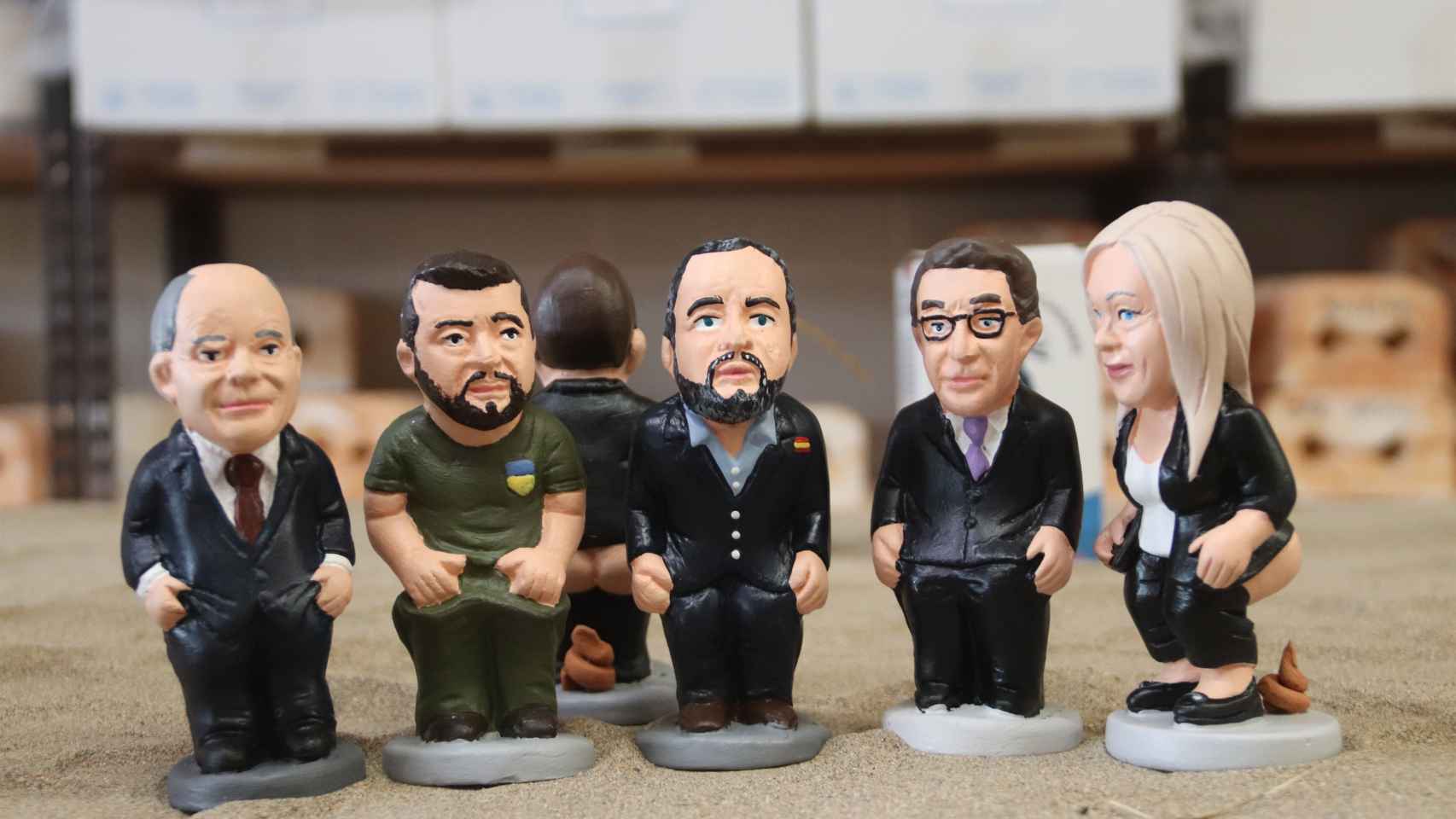 Feijoo, Zelenski, Lewandowski y Meloni estrenan caganer / EUROPA PRESS