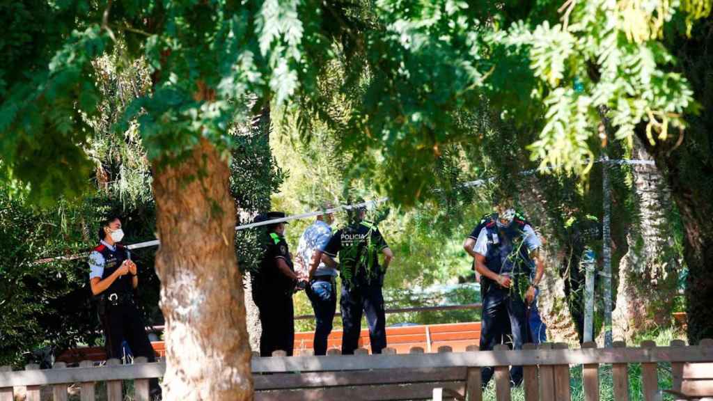 Efectivos de los Mossos d'Esquadra y la Guàrdia Civil en el parque de la Ciutadella / EFE