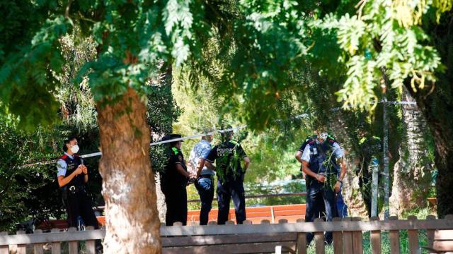 Efectivos de los Mossos d'Esquadra y la Guàrdia Civil en el parque de la Ciutadella / EFE