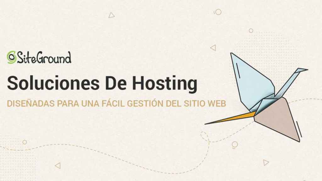 Detalle de una publicidad del hosting web en Siteground / SITEGROUND