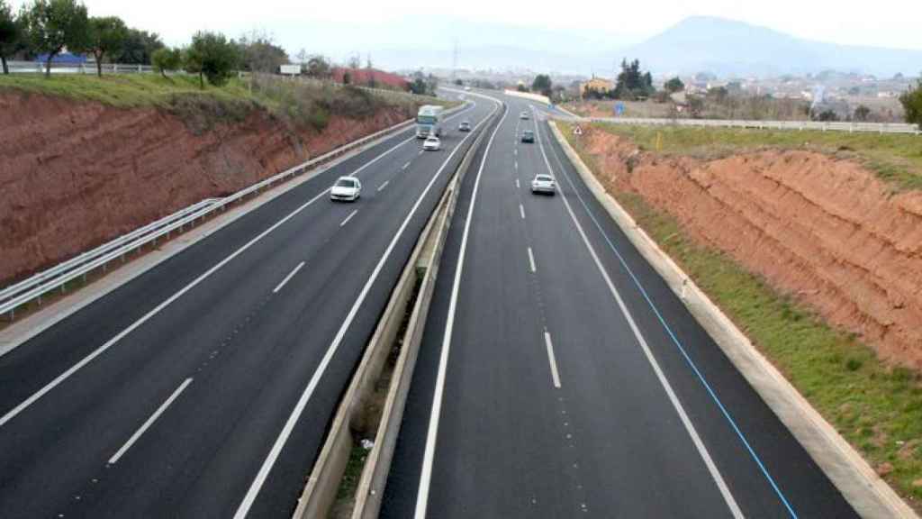 La C-25, una de las principales carreteras de Cataluña