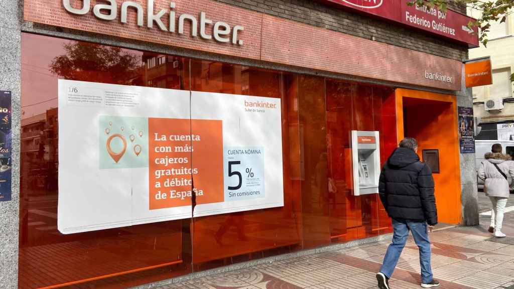 Oficina de Bankinter en Madrid / EP