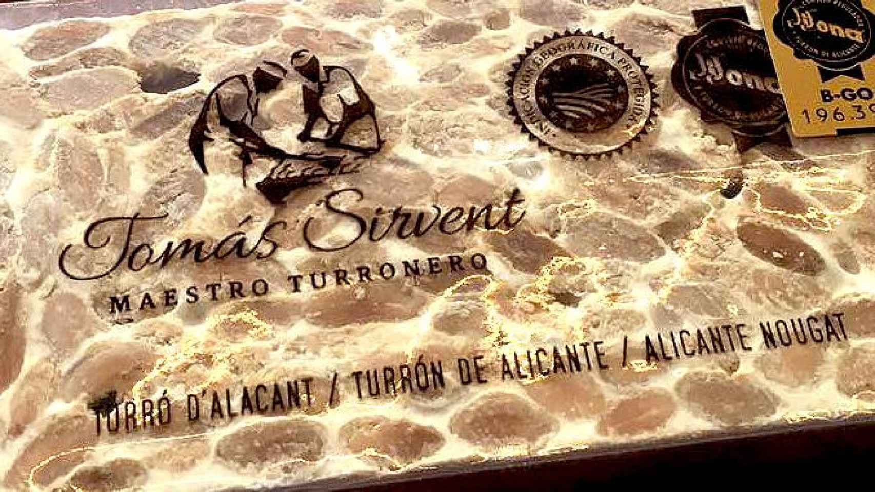 Turrón de Alicante de Tomás Sirvent / FB