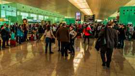 Imagen del interior del aeropuerto de El Prat, de la red Aena / CG