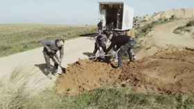 Obras de 'Cuéntame' en las barrancas de Burujón / ECOLOGISTAS