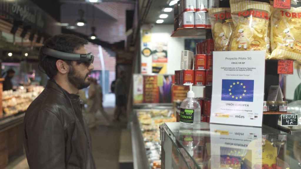 Proyecto de realidad aumentada con 5G puesto a prueba en La Boqueria / CEDIDA