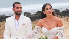 Anabel Pantoja y Omar Sánchez en la boda / EP