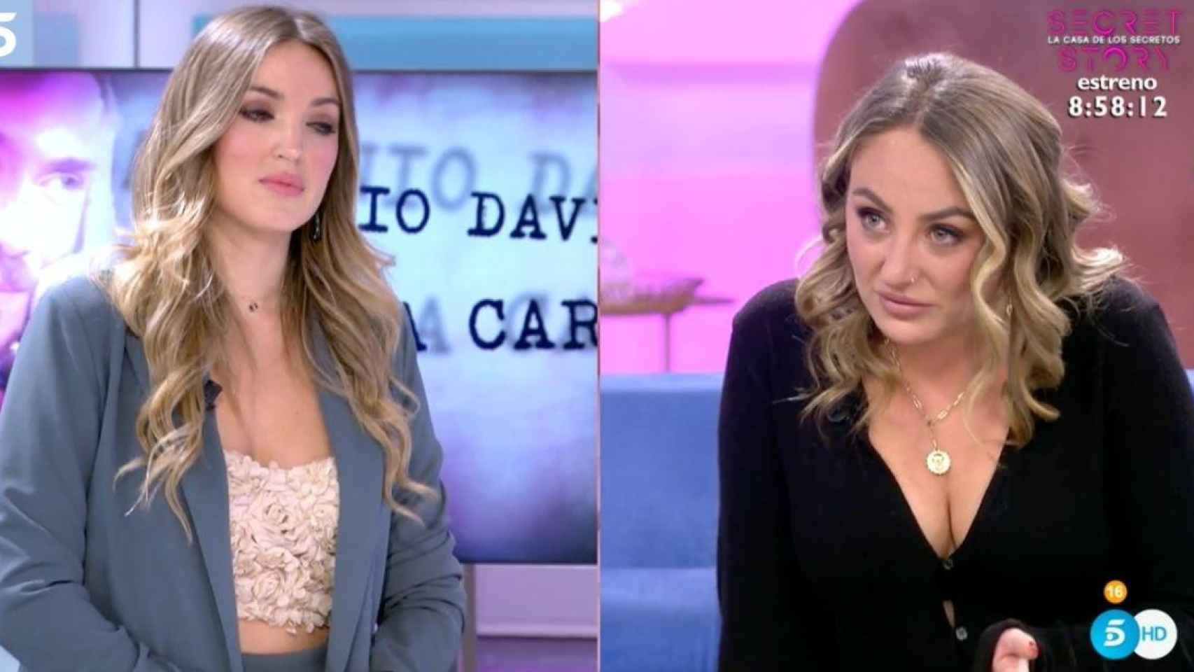 Rocío Flores y Marta Riesco en 'El Programa de Ana Rosa' / MEDIASET