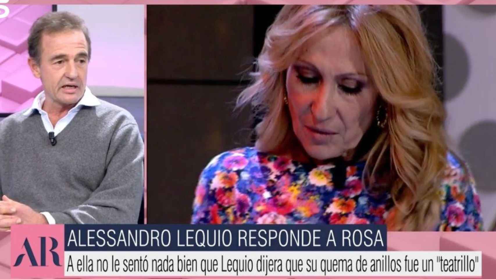 Alessandro Lequio en 'El Programa de Ana Rosa' / MEDIASET