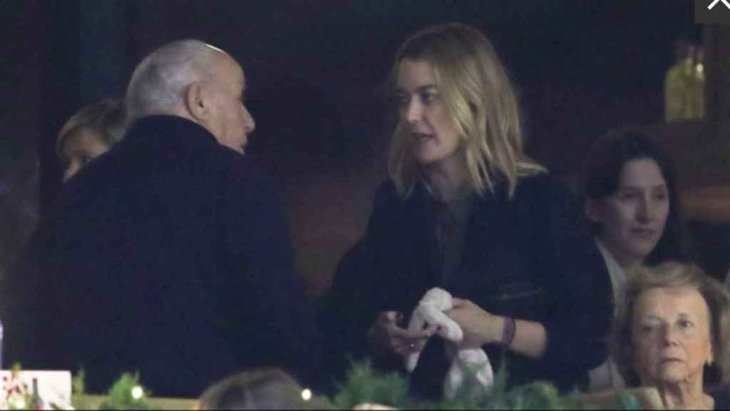 Marta Ortega junto a su padre Amancio Ortega