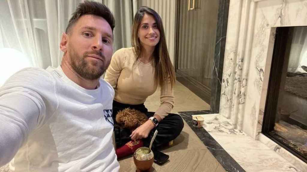 Leo Messi y Antonella Roccuzzo / REDES