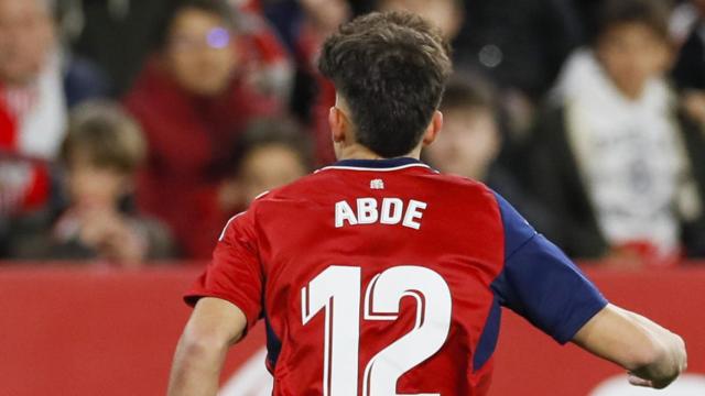 Abde festeja su gol anotado en el Sánchez Pizjuán / EFE