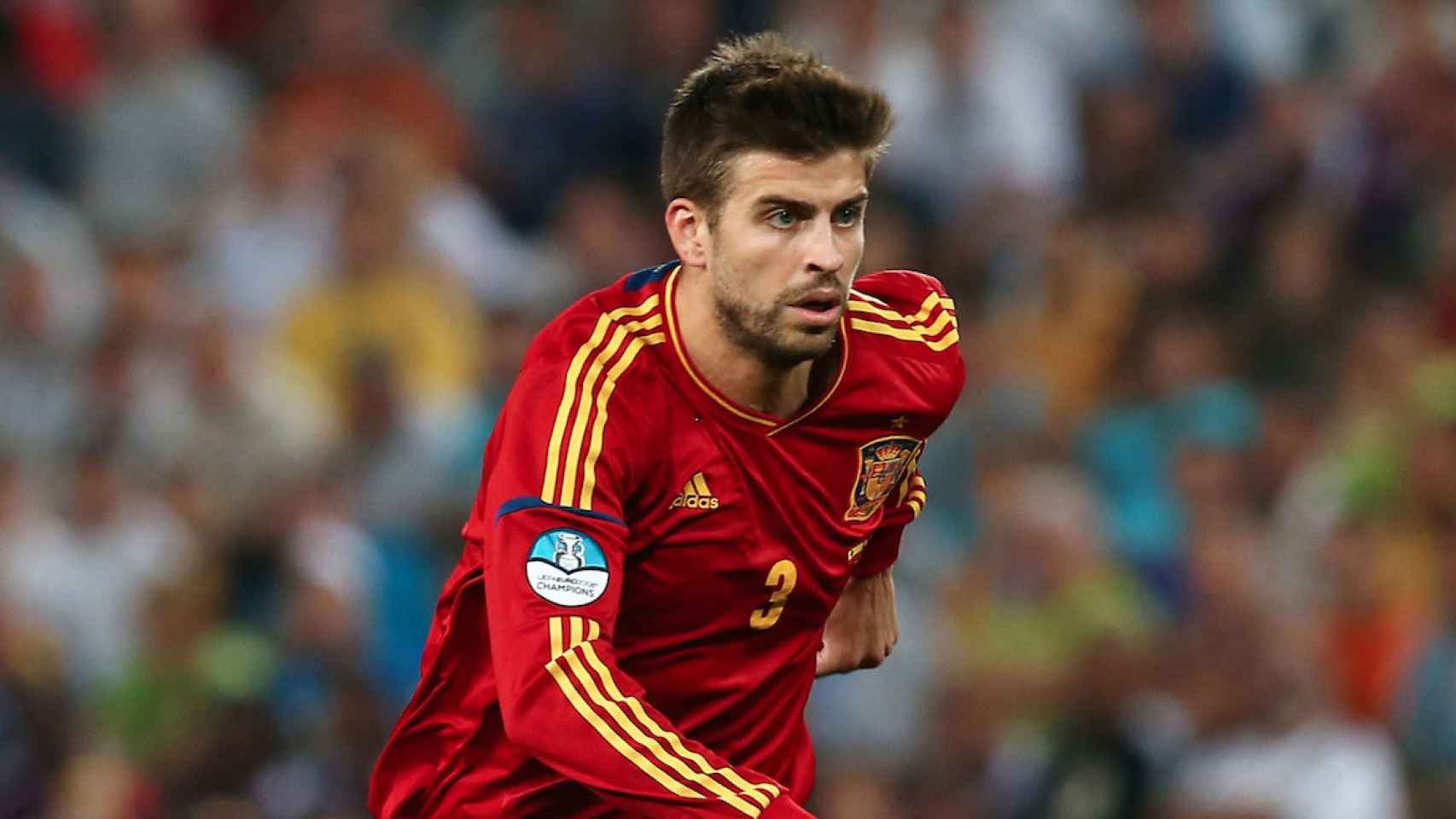 Una foto de Gerard Piqué: con la selección española / EFE