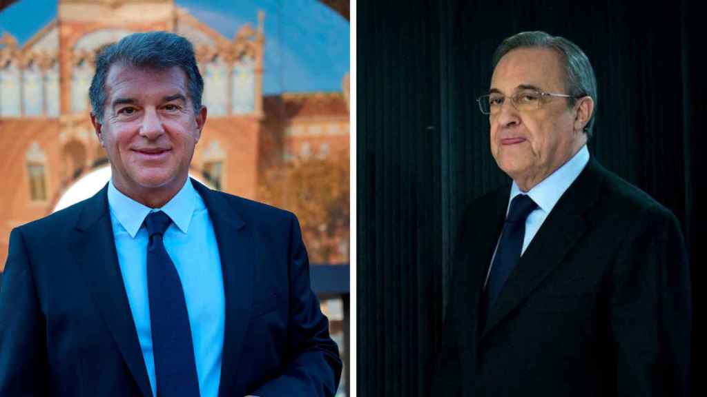 Laporta y Florentino en un fotomontaje / Culemanía