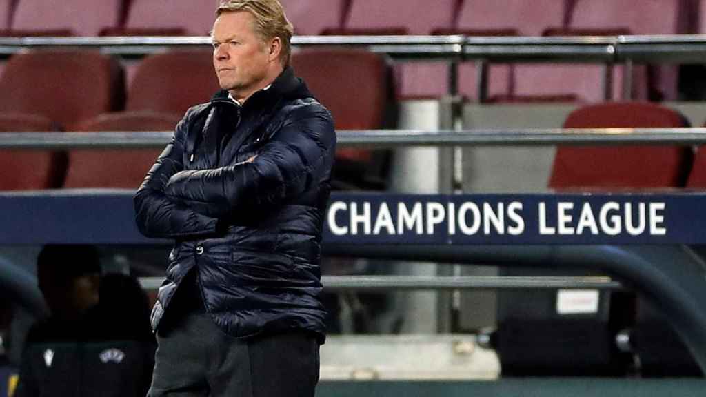 Ronald Koeman, en el partido ante la Juventus | EFE